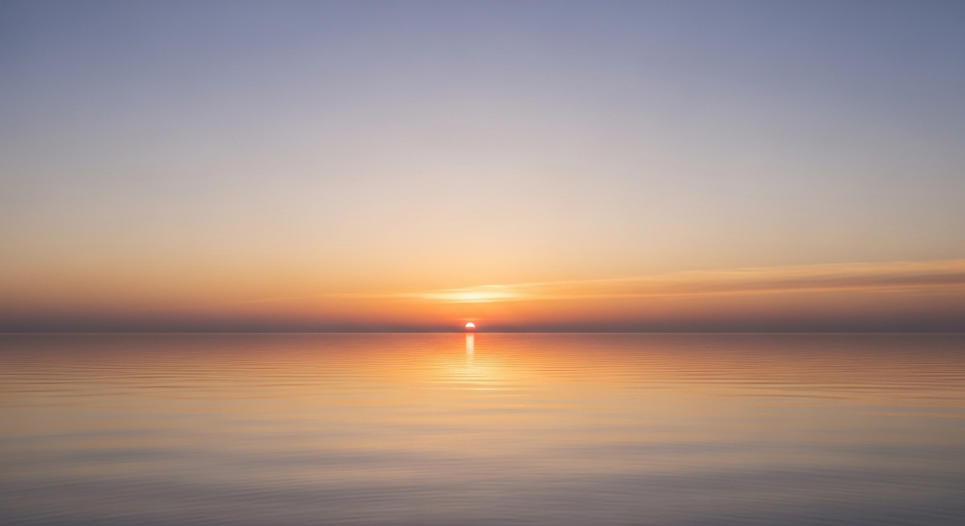 Soft sunSoft sunrise over calm water symbolizing clarity, reflection, and spiritual awarenessrise over calm water symbolizing clarity, reflection, and spiritual awareness Soft sunSoft sunrise over calm water symbolizing clarity, reflection, and spiritual awarenessrise over calm water symbolizing clarity, reflection, and spiritual awareness